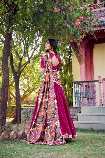 Ready to wear pink lehenga choli for women or girls