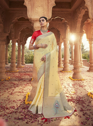 Yellow  Paithani saree for women wedding  wear party wear designer sarees