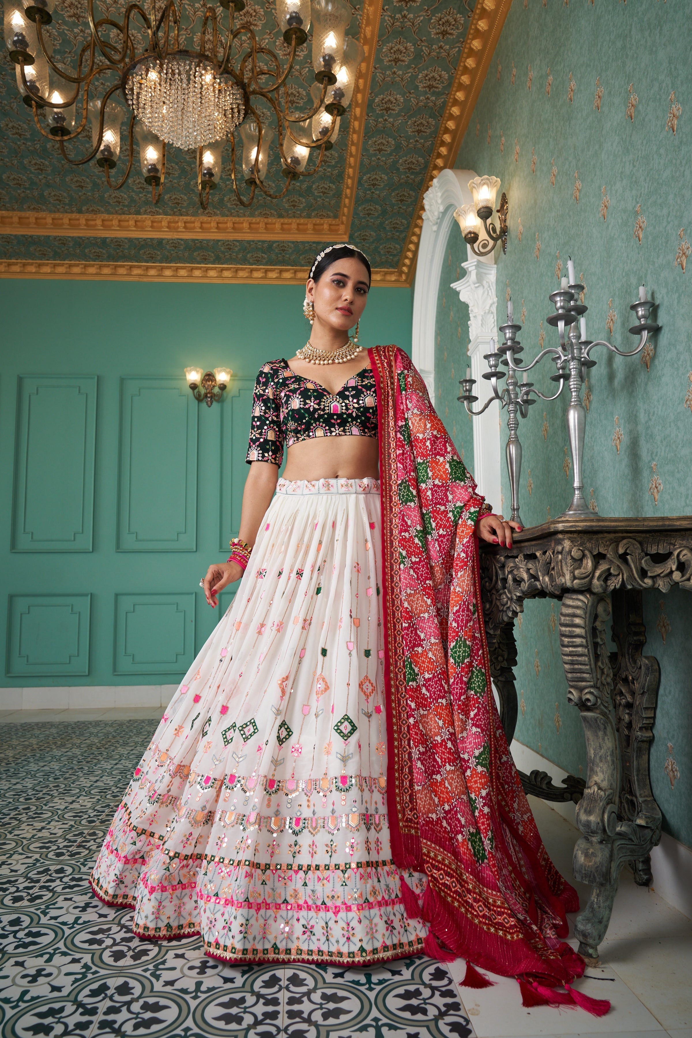 Breathtaking Light Pista Green Embroidered Lehenga Choli | Designer dresses  indian, Lehenga, Lehenga choli