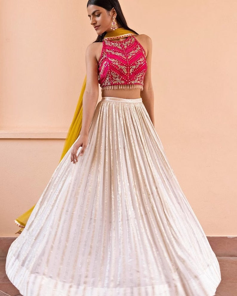 Salwar Kameez | Dresses | Indian Wedding Dress Lehenga Choli Dress Lehenga  Western Style Indian Dres Green | Poshmark