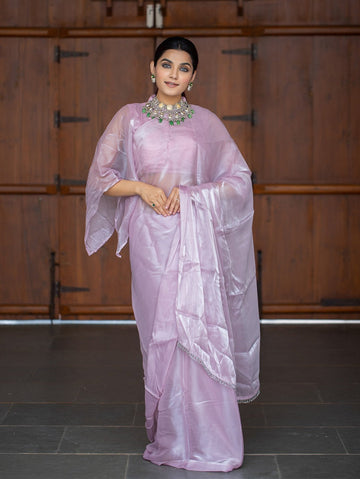 Purple Jimi  Silk saree  for Women or girls