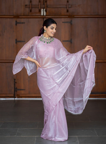 Purple Jimi  Silk saree  for Women or girls