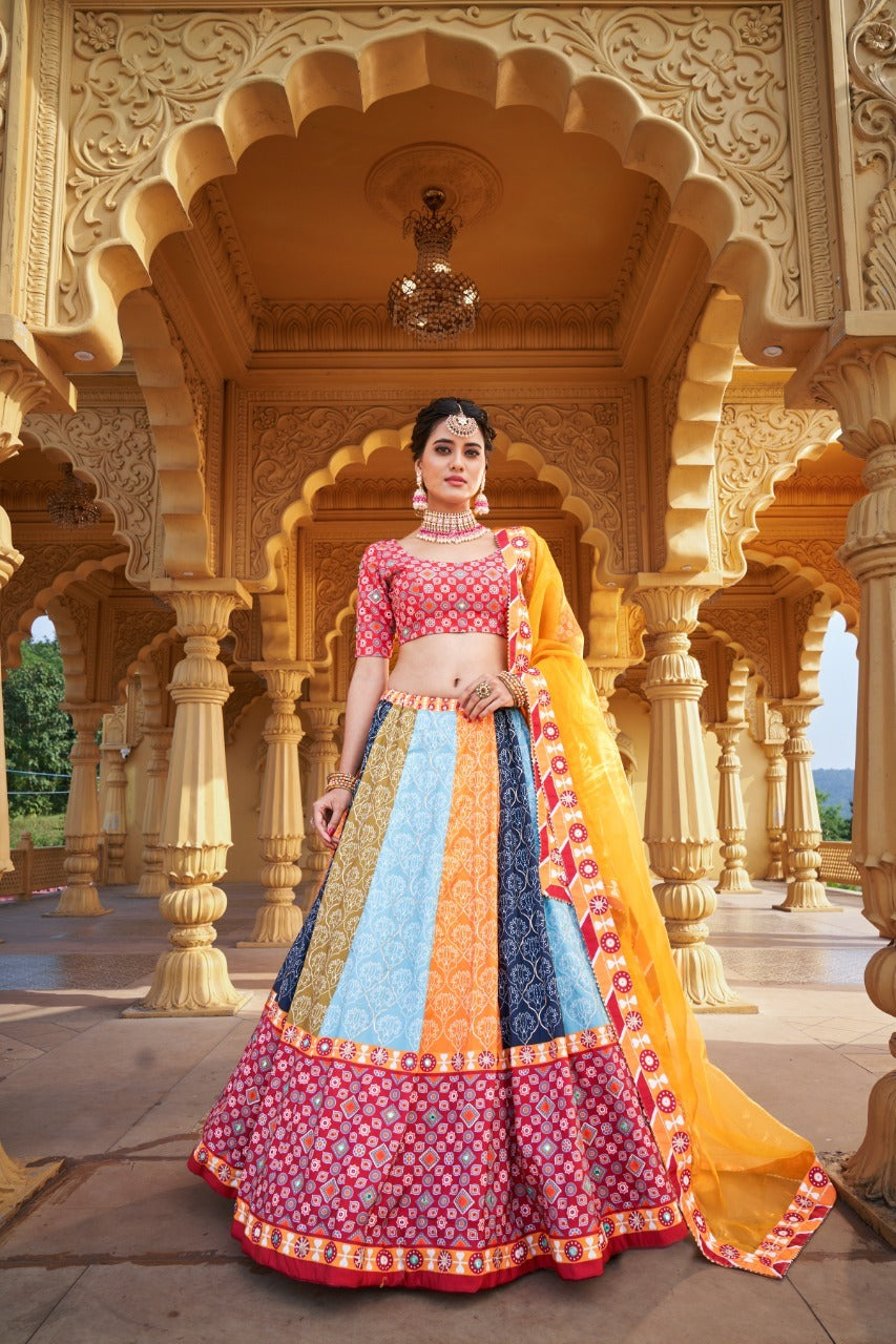 Multicolored Lehenga - Latest Designer Collection with Prices - Buy Online