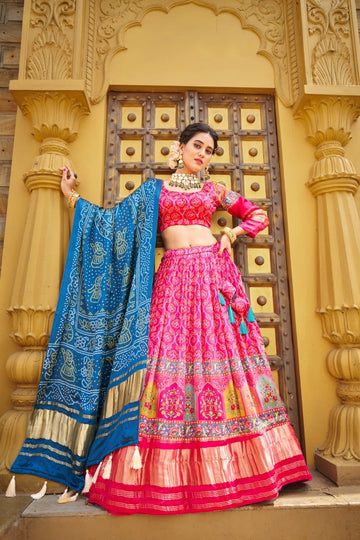 Pink Ready to Wear Lehenga choli for women or girls