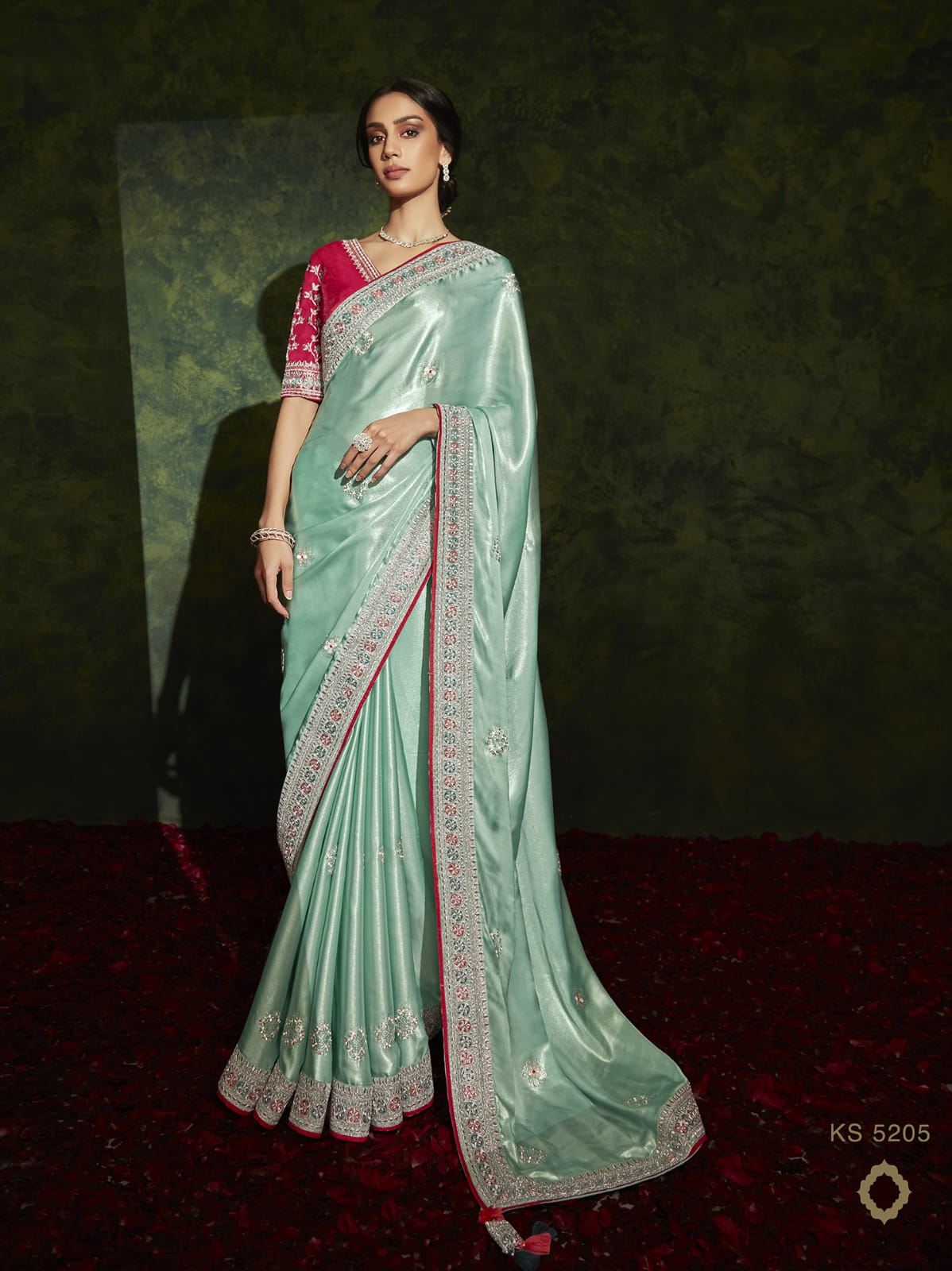 Sky Blue Soft Silk   saree for women wedding  wear party wear designer sarees